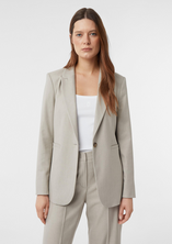 Beige Blazer Pant Set